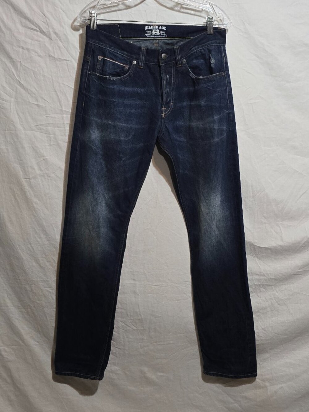 GILDED AGE Superior Denim Jeans Made in Italy Selvedge Jeans - Blue - 30x32*